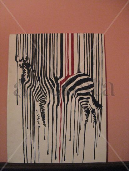 El poder del rojo Acrylic Canvas Animals