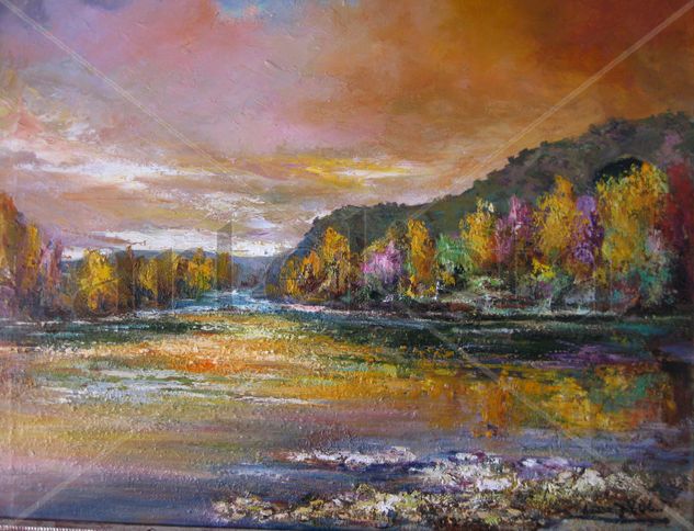 Atardecer Oil Canvas Landscaping