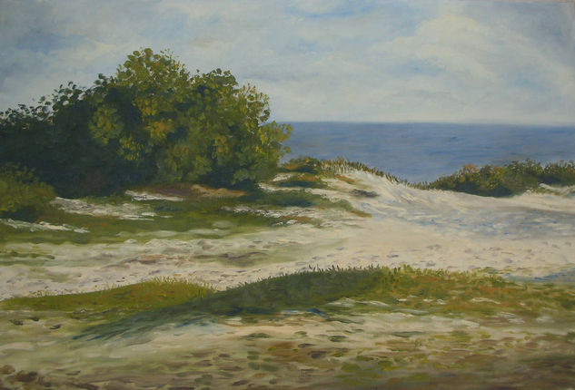 SOLEDAD DE MALVIN   II Oil Panel Landscaping