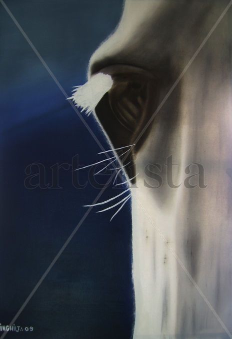 Blanco y azul