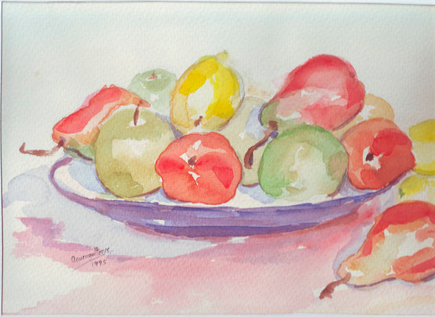 Els colors de les fruites Watercolour Paper Still Life Paintings