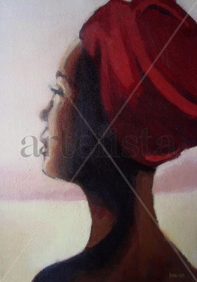 Esencia Africana Oil Canvas Portrait