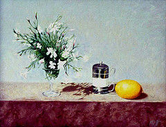 Jazmines Oil Canvas Still Life Paintings