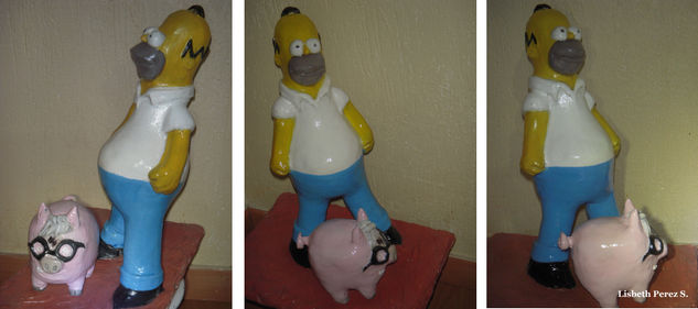 Homero y potter Otros Figurativa