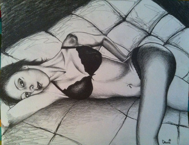 desnudo Óleo Lienzo Paisaje