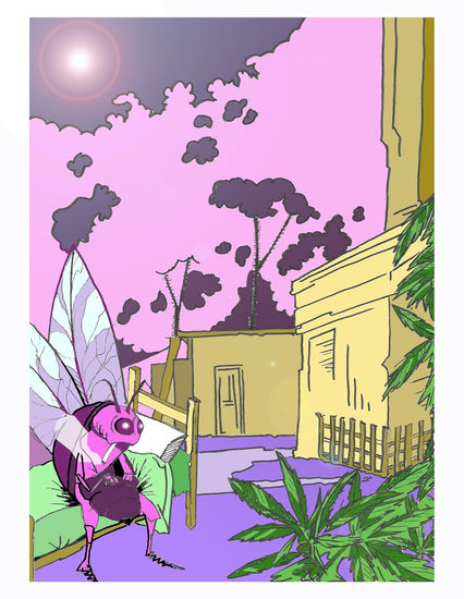 comic Óleo Lienzo Paisaje