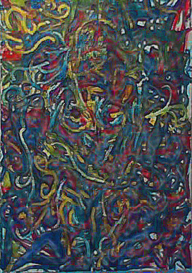 ópio Oil Textile Figure Painting