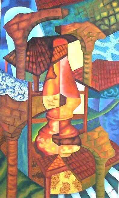 Quinqué entre Columnas