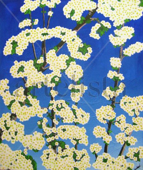 Trilogia 2. Sakura. Acrylic Canvas Others