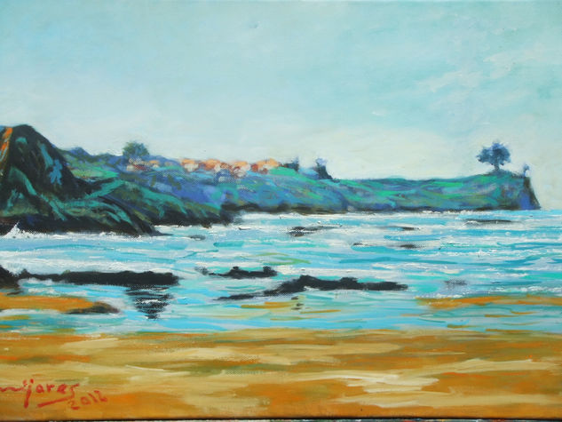 playa la isla Oil Canvas Marine Painting