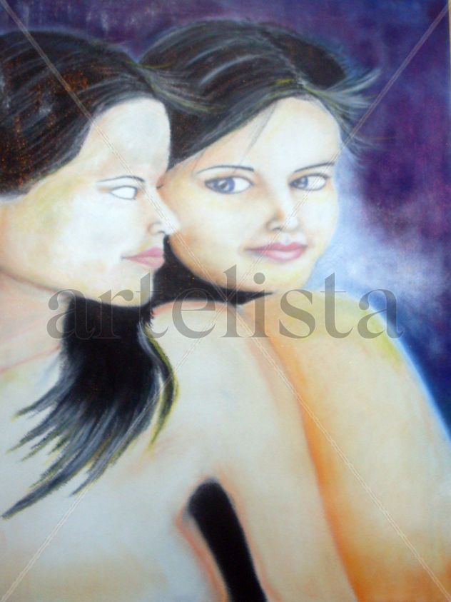 woman in mirror