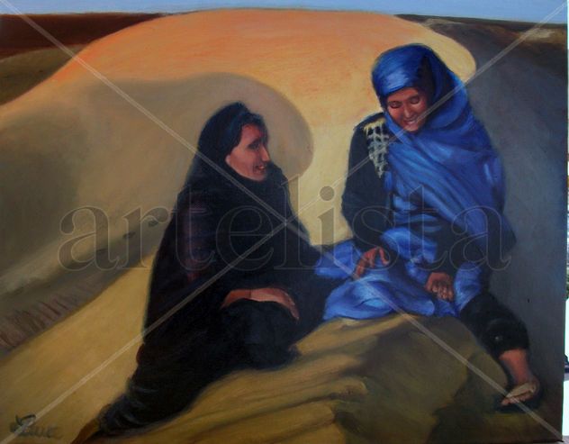 Mujeres en dunas