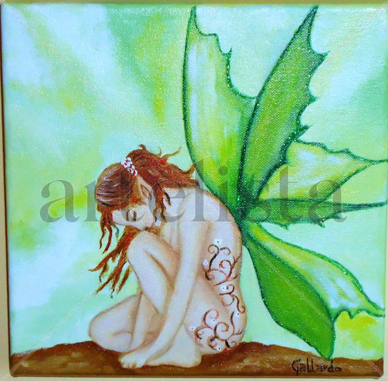 hada verano Oil Canvas Figure Painting