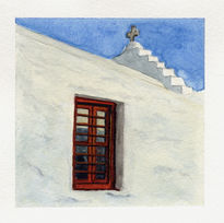 Ventana en Mykonos