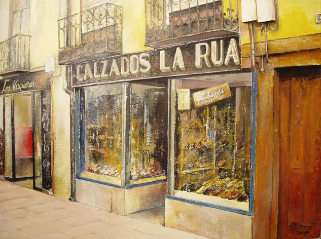 Calzados La Rua Oil Canvas Landscaping