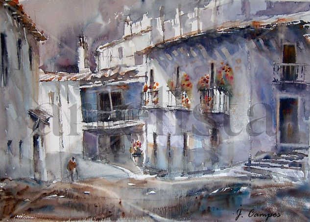 Capileira 3 (La Alpujarra) Watercolour Paper Landscaping