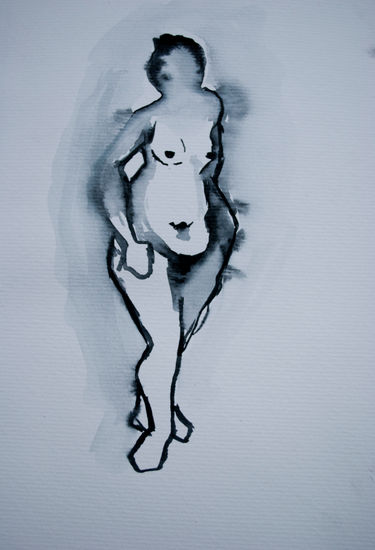 figura humana Watercolour Paper Nude Paintings