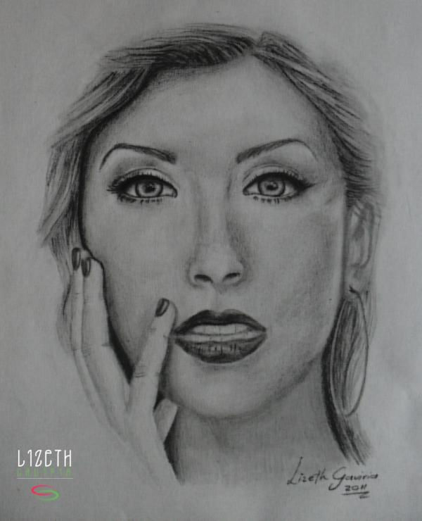 Retrato de Christina Aguilera