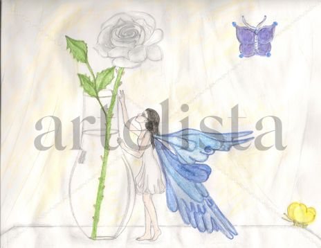 Alas azules
