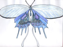 Mariposa azul