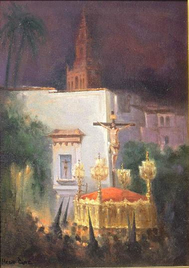 SEMANA SANTA SEVILLA Oil Canvas Landscaping