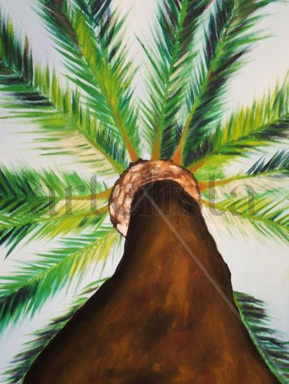 Palmera Oil Canvas Landscaping