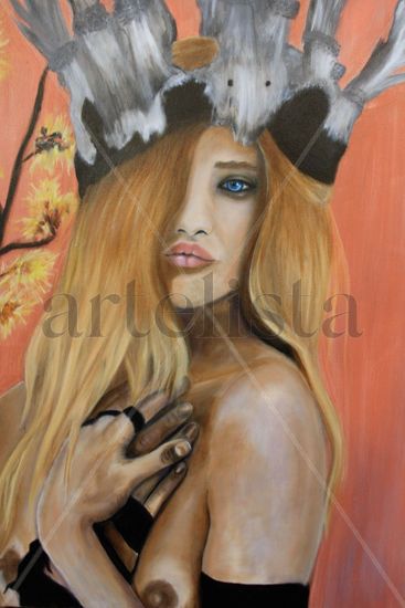 Desnuda realidad Oil Canvas Portrait