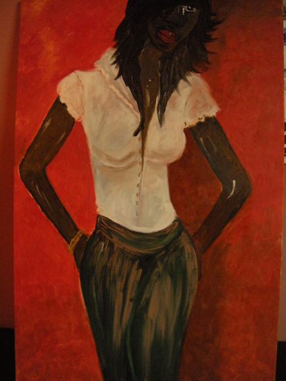 antonia Oil Canvas Figure Painting