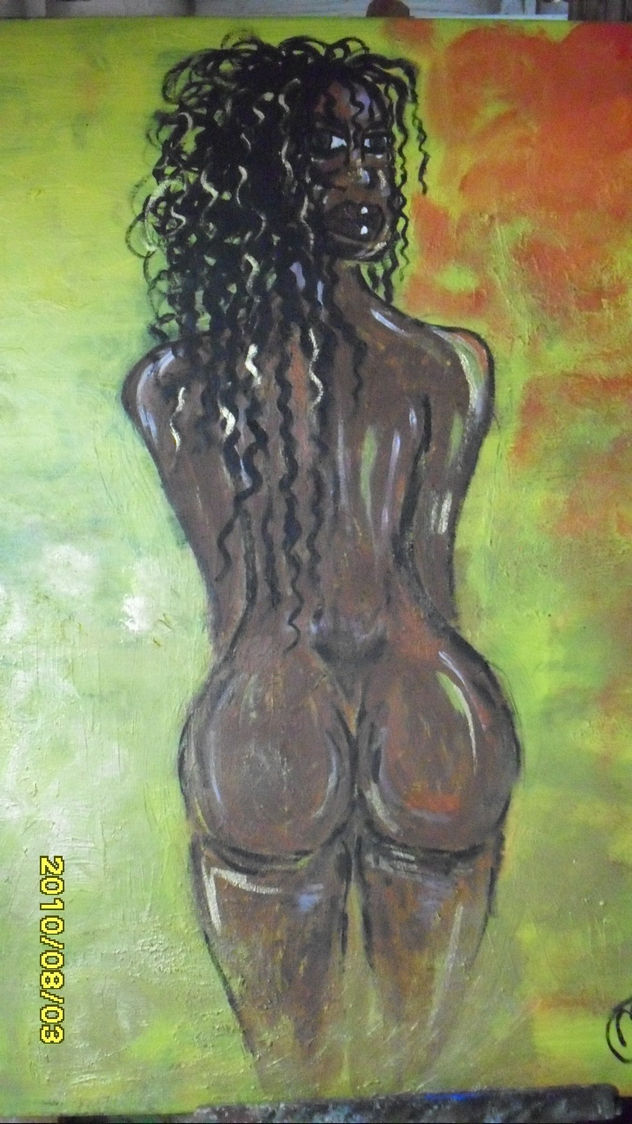 mujer de espaldas