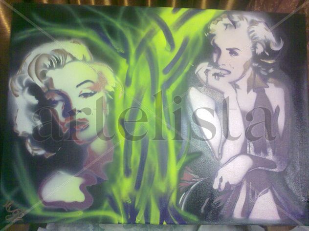 retrato contemporáneo marilyn