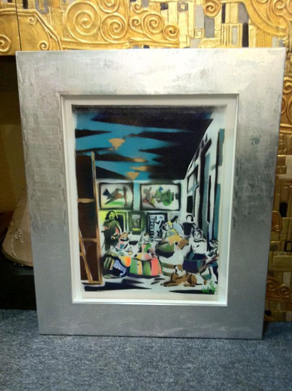 las meninas contemporaneo Media Mixta Lienzo Otros