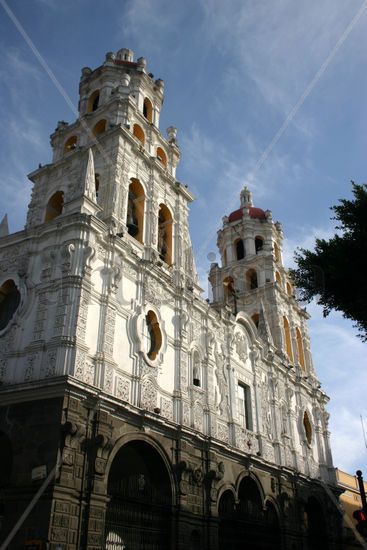 Torres de la catedral de Puebla. Arquitectura e interiorismo Color (Digital)