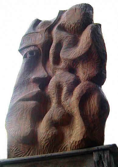 "Contemplation" Madera Figurativa