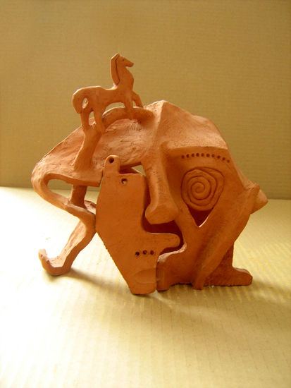 "The traveler" Pottery Mixed