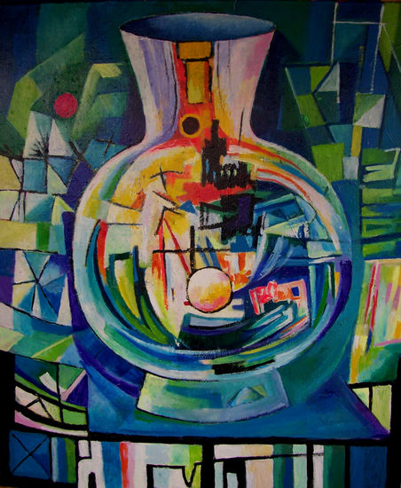 ESTUDIO CON CÍRCULO Oil Canvas Others