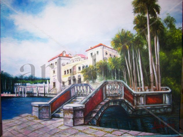 Museo de Bizcaya Acrylic Canvas Landscaping