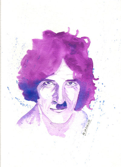 Charly Watercolour Card Portrait