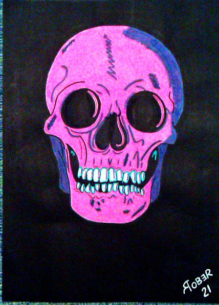 Calavera rosa
