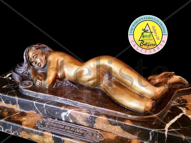 Alfonsina en el Mar Bronze Figurative