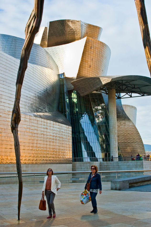 Museo museo guggenheim perspectiva de una araña, , Bilbao Diseñado por Frank Ghery