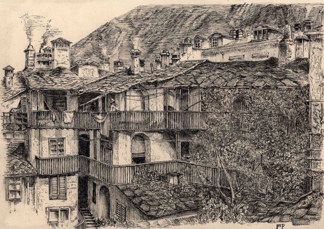 CASAS DE LA TORRE (ALPS) Ink