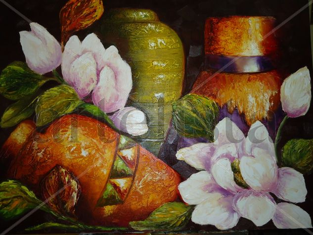 tinajas Oil Canvas Still Life Paintings