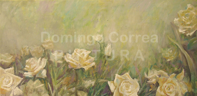 Rosas de marzo Oil Canvas Landscaping