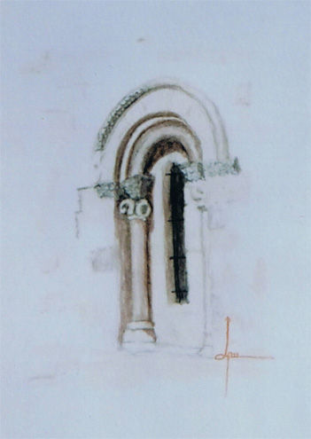 Ventanal románico