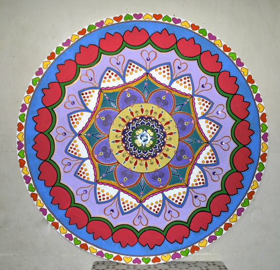 Mandala para Violeta Acrílico Tabla Otros