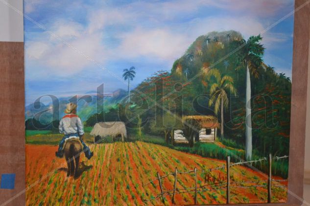 Regreso al Bohio Acrylic Canvas Landscaping