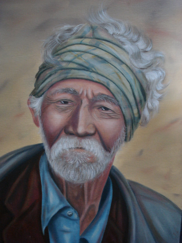 Saban Arte  -  hermanosaban - Saban pinturas - Guatemala - old man