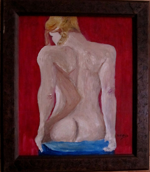 ESPALDA DE MUJER Oil Canvas Nude Paintings