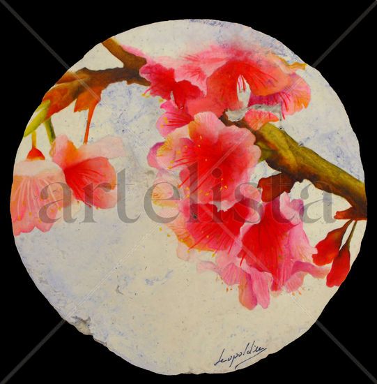 Almendros I Oil Others Floral Painting