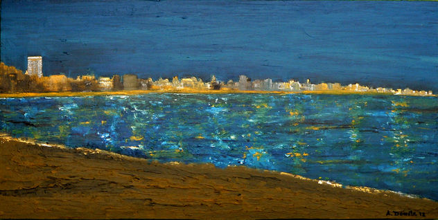 Nocturno playa de Las Canteras